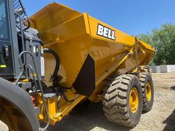 NEW BELL B30E ARTICULATED HAUL TRUCK SN 34110166x6, powered by diesel engine, equipped with Cab,