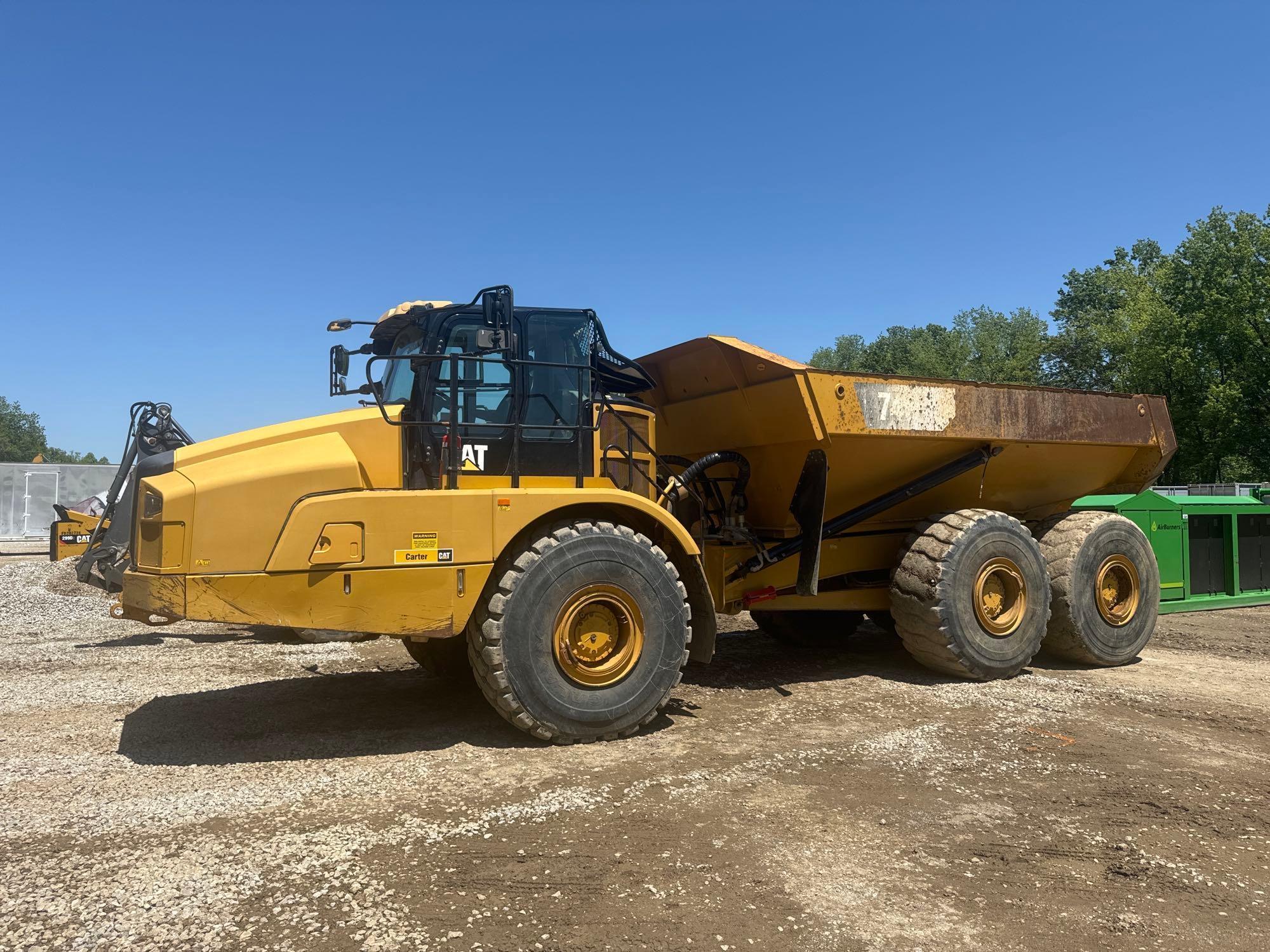 2018 CAT 745 ARTICULATED HAUL TRUCK SN:3T600388 6x6, powered by Cat C18 diesel engine, equipped with