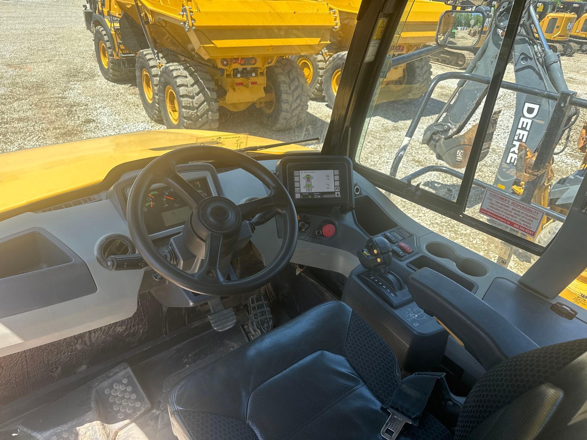 2018 CAT 745 ARTICULATED HAUL TRUCK SN:3T600388 6x6, powered by Cat C18 diesel engine, equipped with