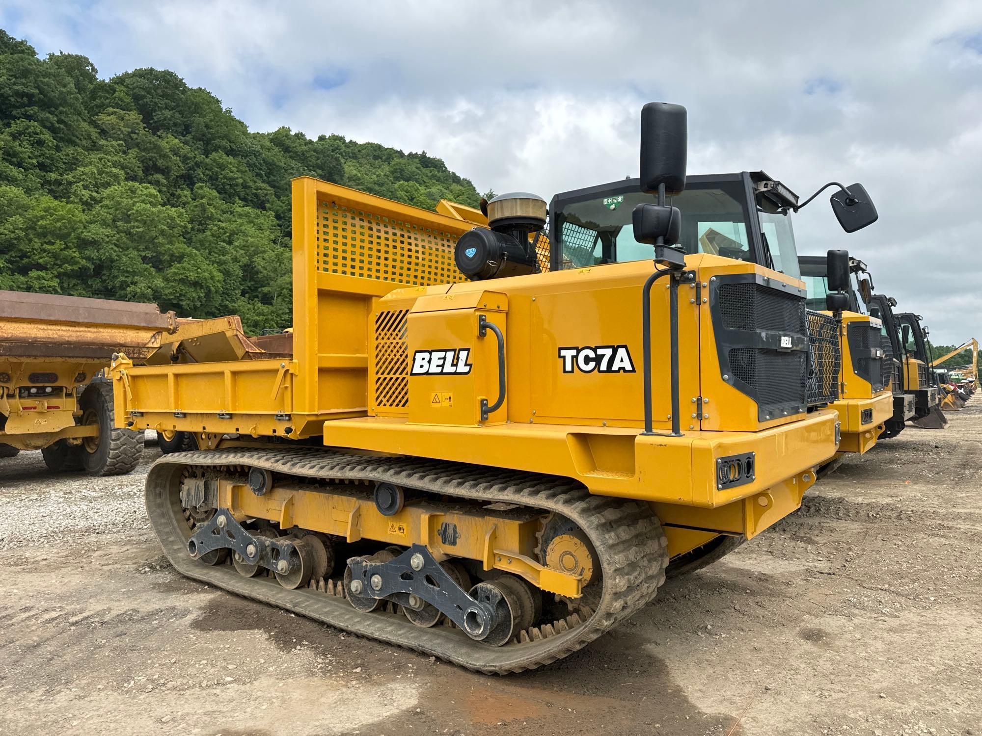 2022 BELL TC7A CRAWLER CARRIER SN 000055 powered by Cummins B6.7 diesel engine, equipped with EROPS,