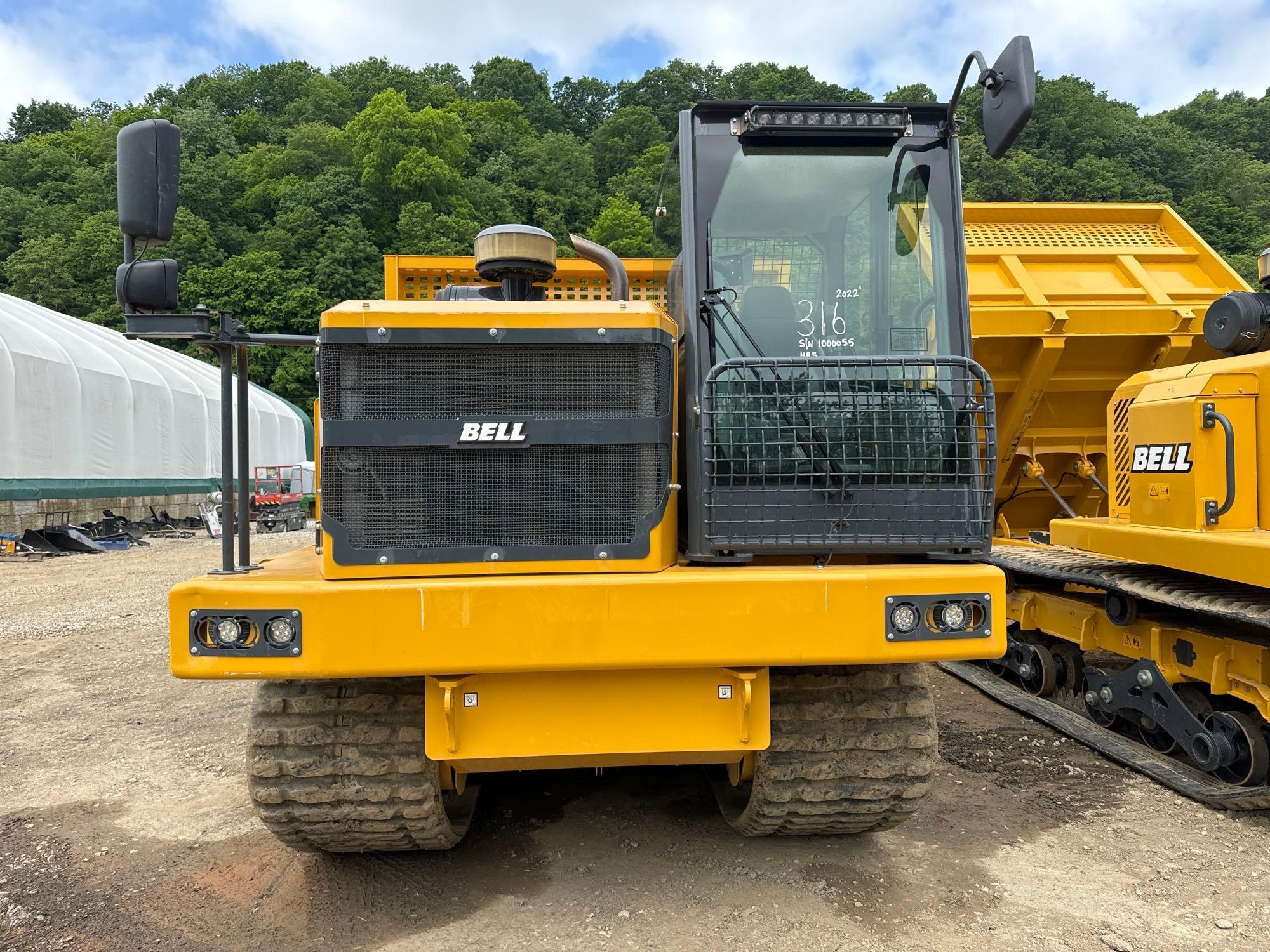 2022 BELL TC7A CRAWLER CARRIER SN 000055 powered by Cummins B6.7 diesel engine, equipped with EROPS,