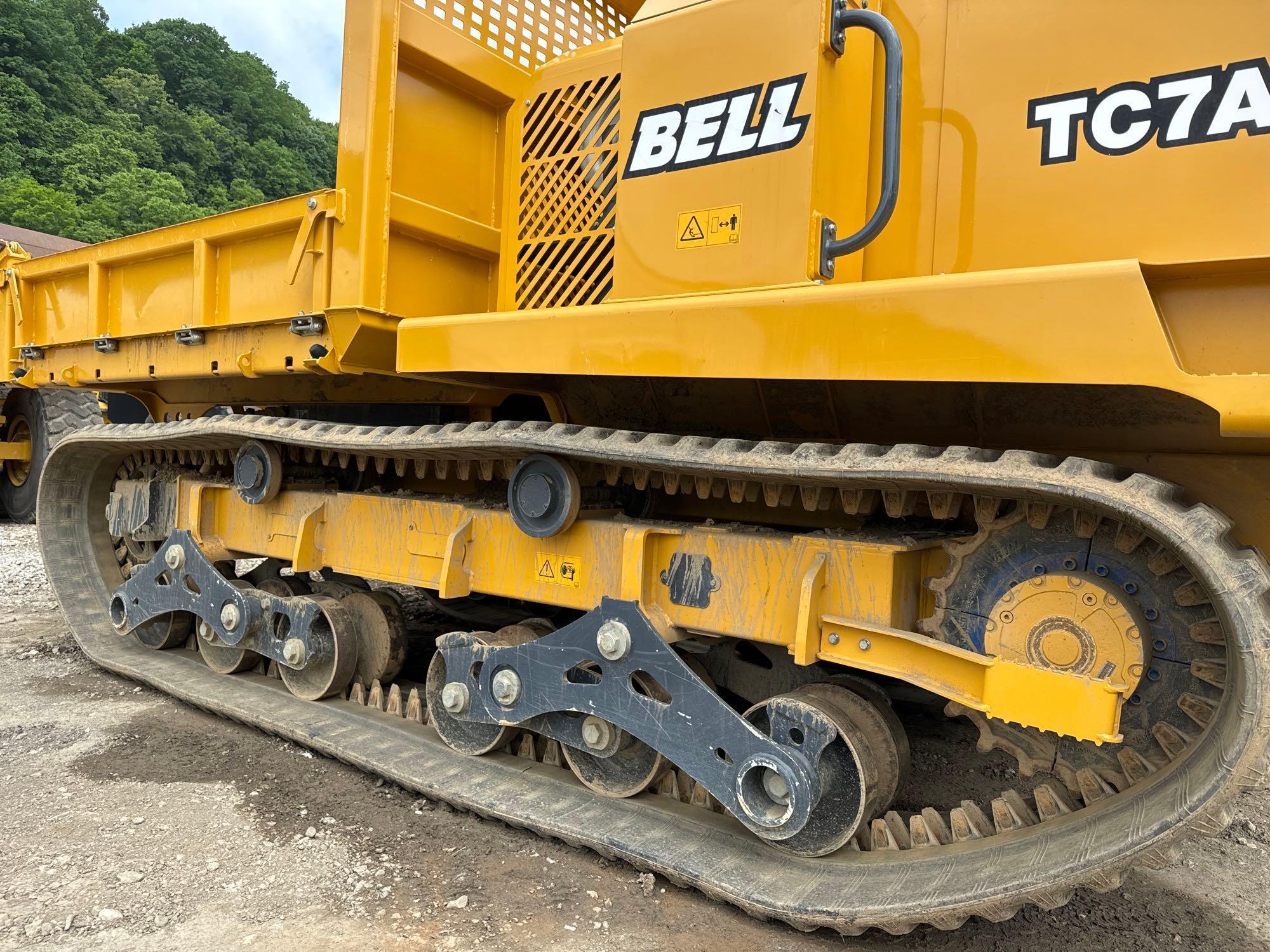 2022 BELL TC7A CRAWLER CARRIER SN 000055 powered by Cummins B6.7 diesel engine, equipped with EROPS,