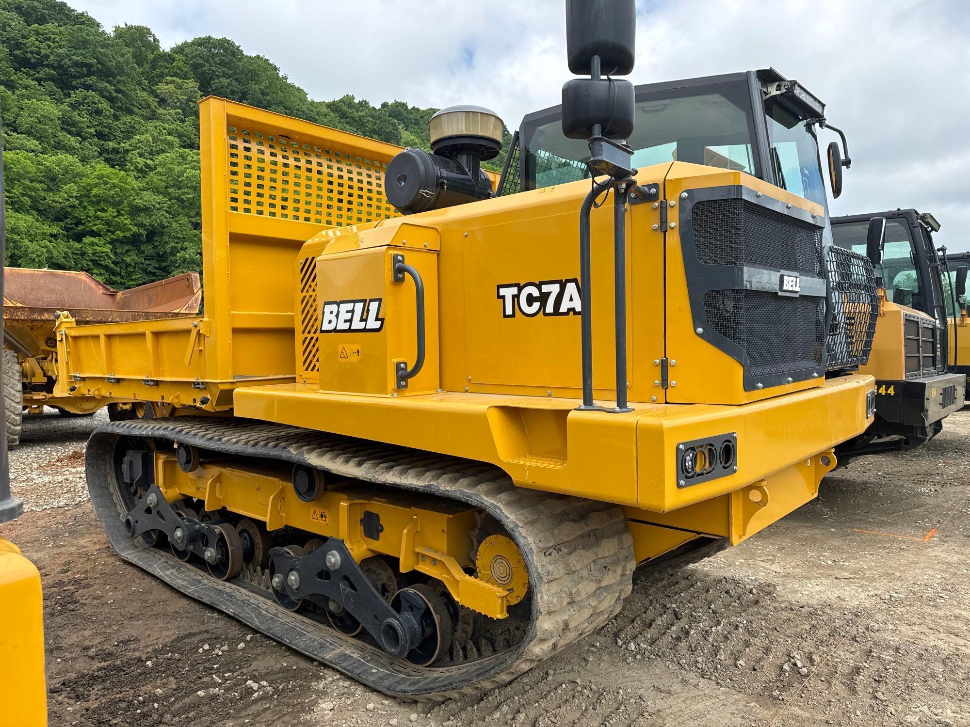 2022 BELL TC7A CRAWLER CARRIER SN 000083 powered by Cummins B6.7 diesel engine, equipped with EROPS,