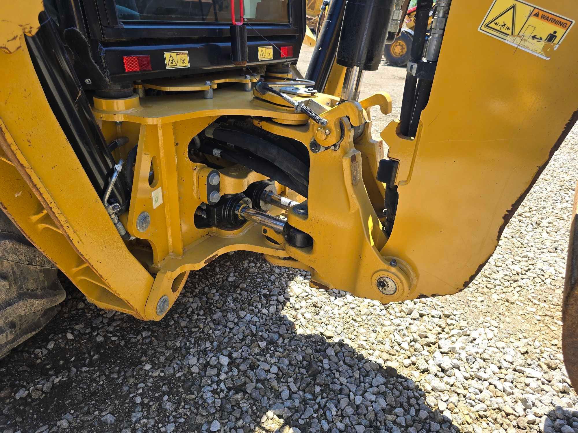 2019 CAT 416F2 TRACTOR LOADER BACKHOE SN:HWB02312 4x4, powered by Cat C4.4 ACERT diesel engine,