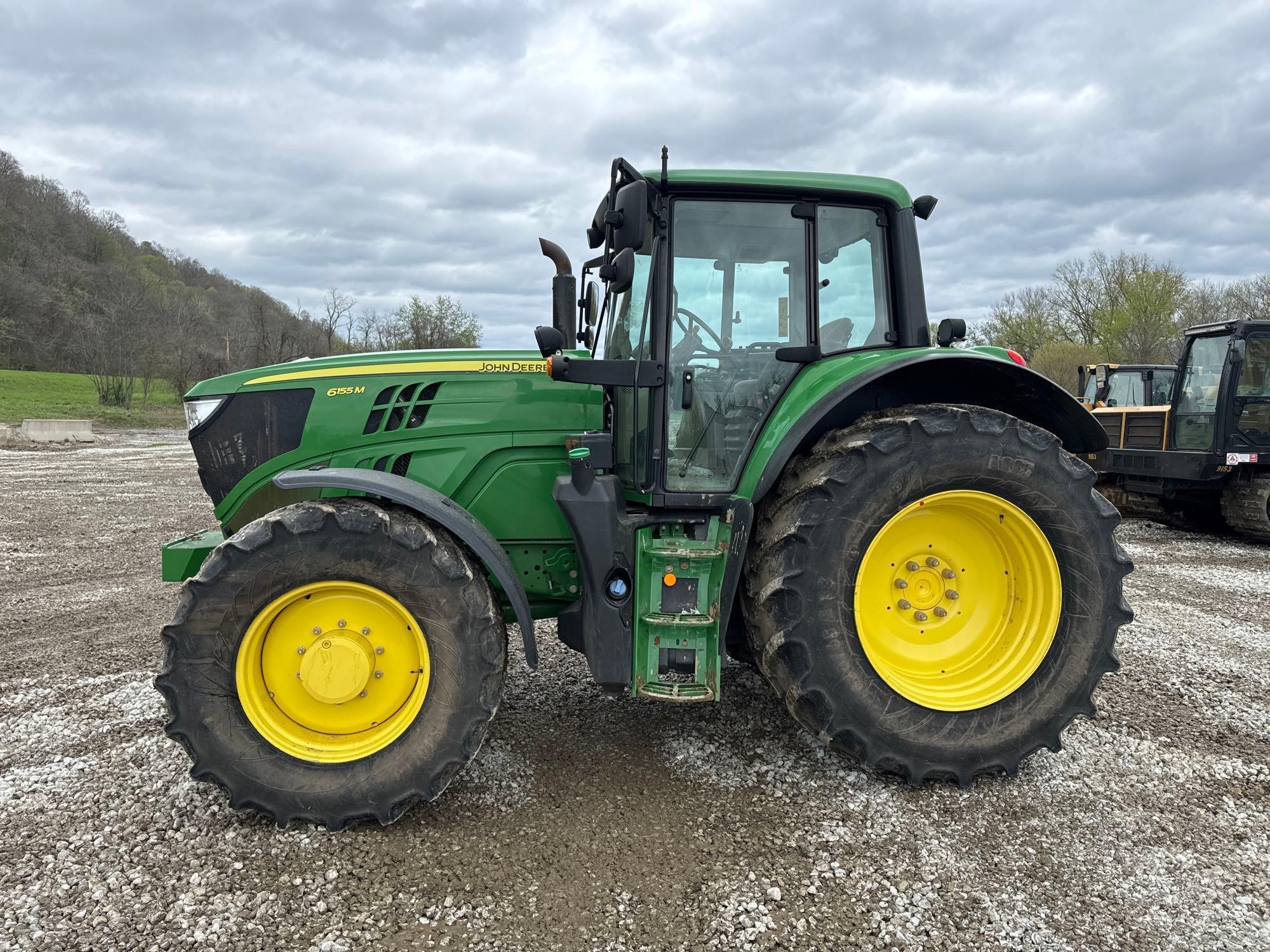 2020 JOHN DEERE 6155M AGRICULTURAL TRACTOR SN:L06155MVKK943323 4x4, powered by John Deere 6.8L