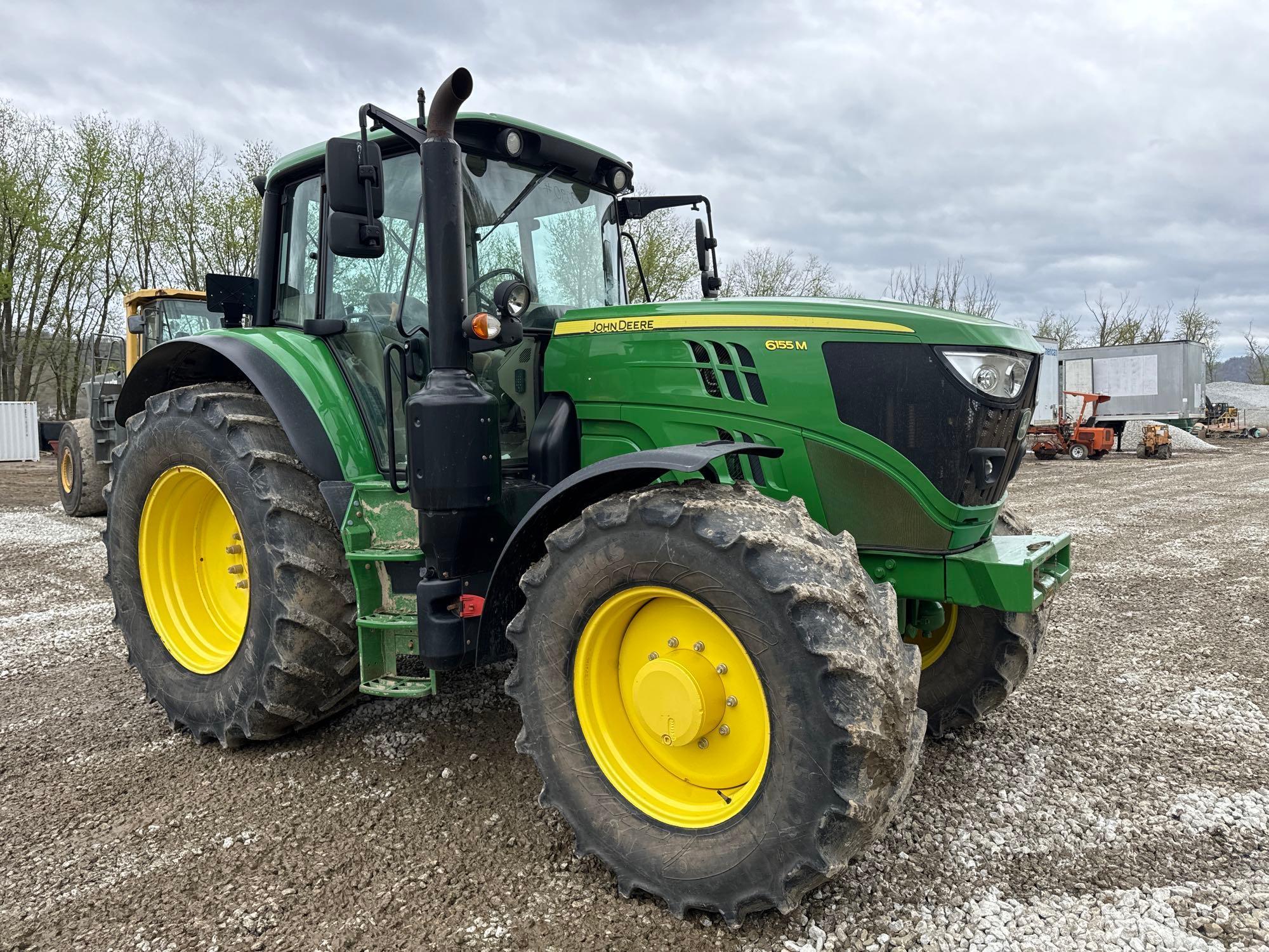 2020 JOHN DEERE 6155M AGRICULTURAL TRACTOR SN:L06155MVKK943323 4x4, powered by John Deere 6.8L