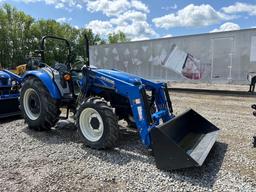 DEMO NEW HOLLAND WORKMASTER 75 TRACTOR LOADER SN-00106, 4x4, powered by diesel engine, 75hp,