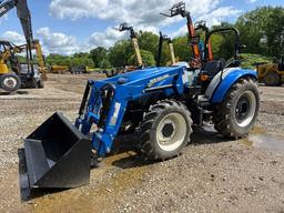 2022 NEW HOLLAND WORKMASTER 75 TRACTOR LOADER SN-03755, 4x4, powered by diesel engine, equipped with