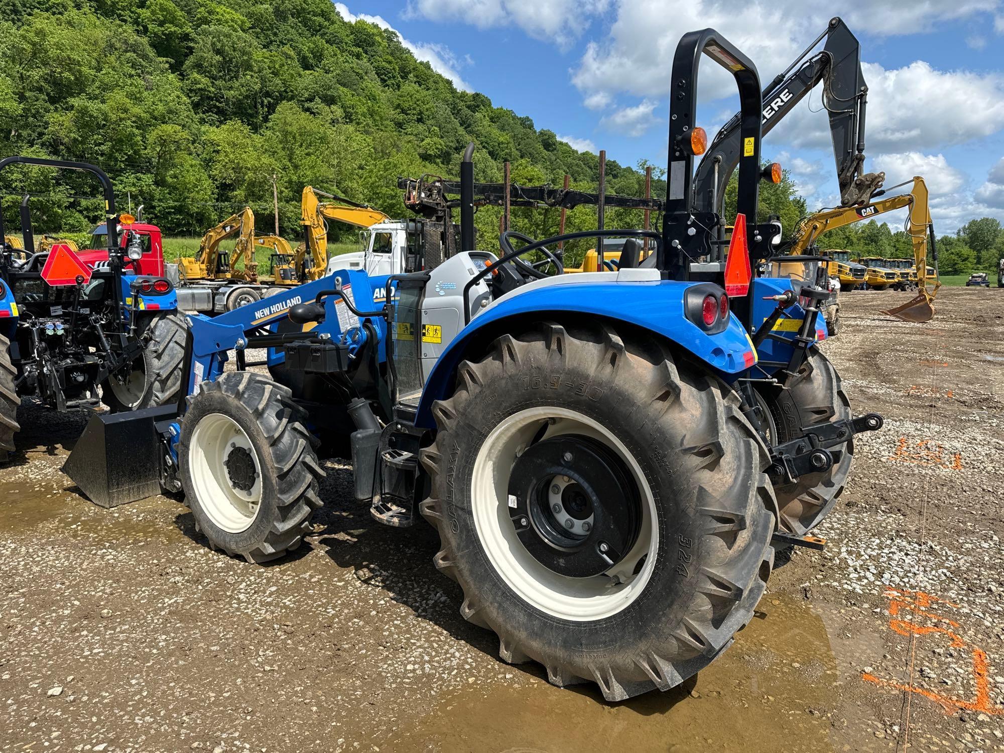 2022 NEW HOLLAND WORKMASTER 75 TRACTOR LOADER SN-03755, 4x4, powered by diesel engine, equipped with