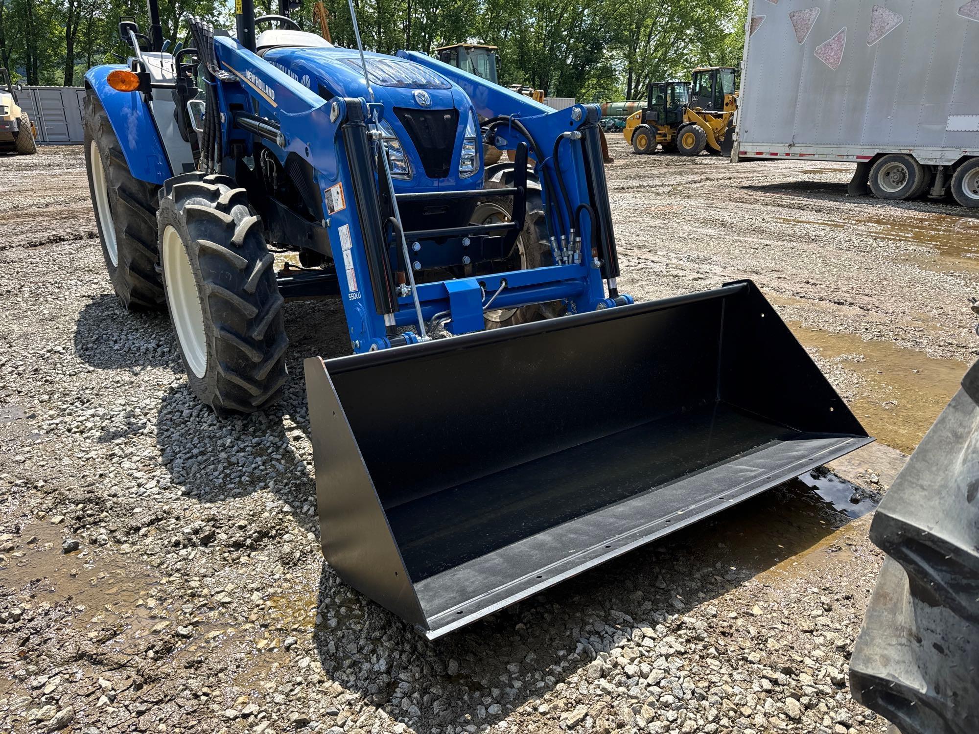 2022 NEW HOLLAND WORKMASTER 75 TRACTOR LOADER SN-03755, 4x4, powered by diesel engine, equipped with