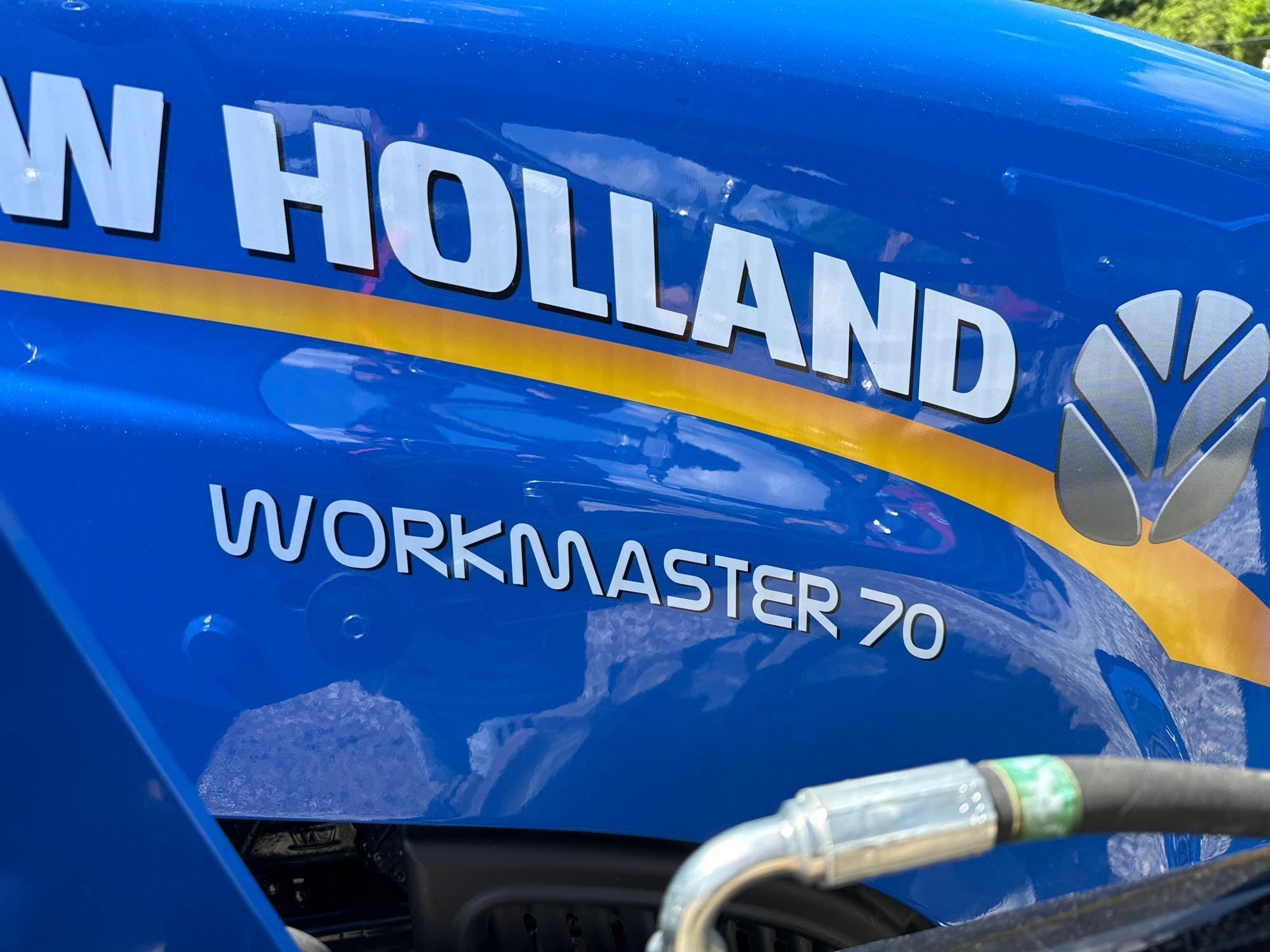 NEW NEW HOLLAND WORKMASTER 70 TRACTOR LOADER SN-650587, 4x4, powered by diesel engine, equipped with