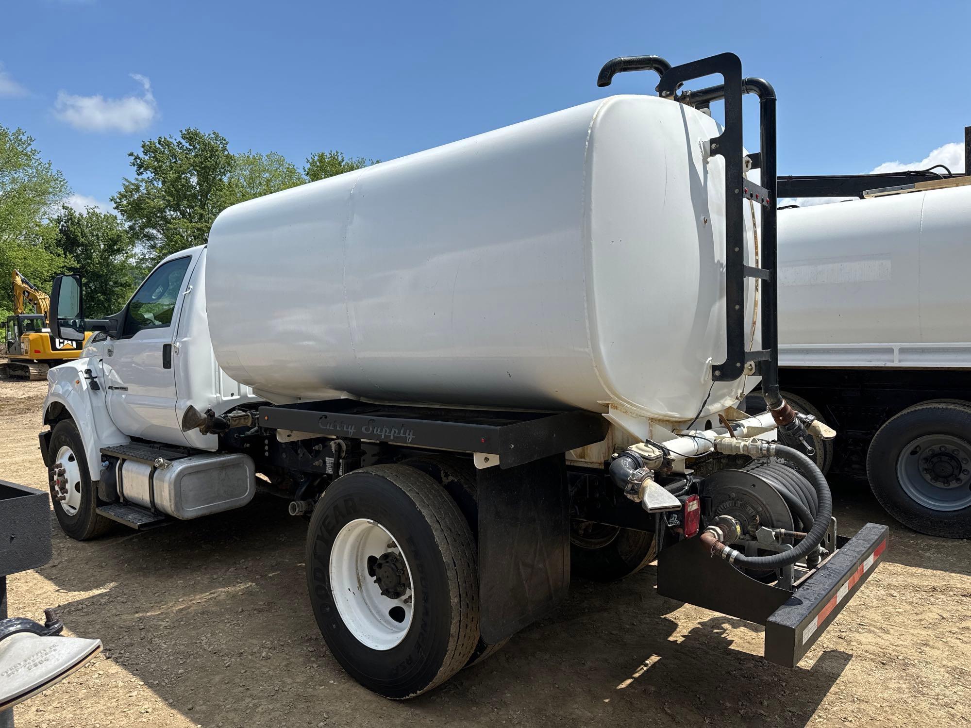 2018 FORD F750 WATER TRUCK VN:DF05252 powered by 6.7L diesel engine, equipped with automatic