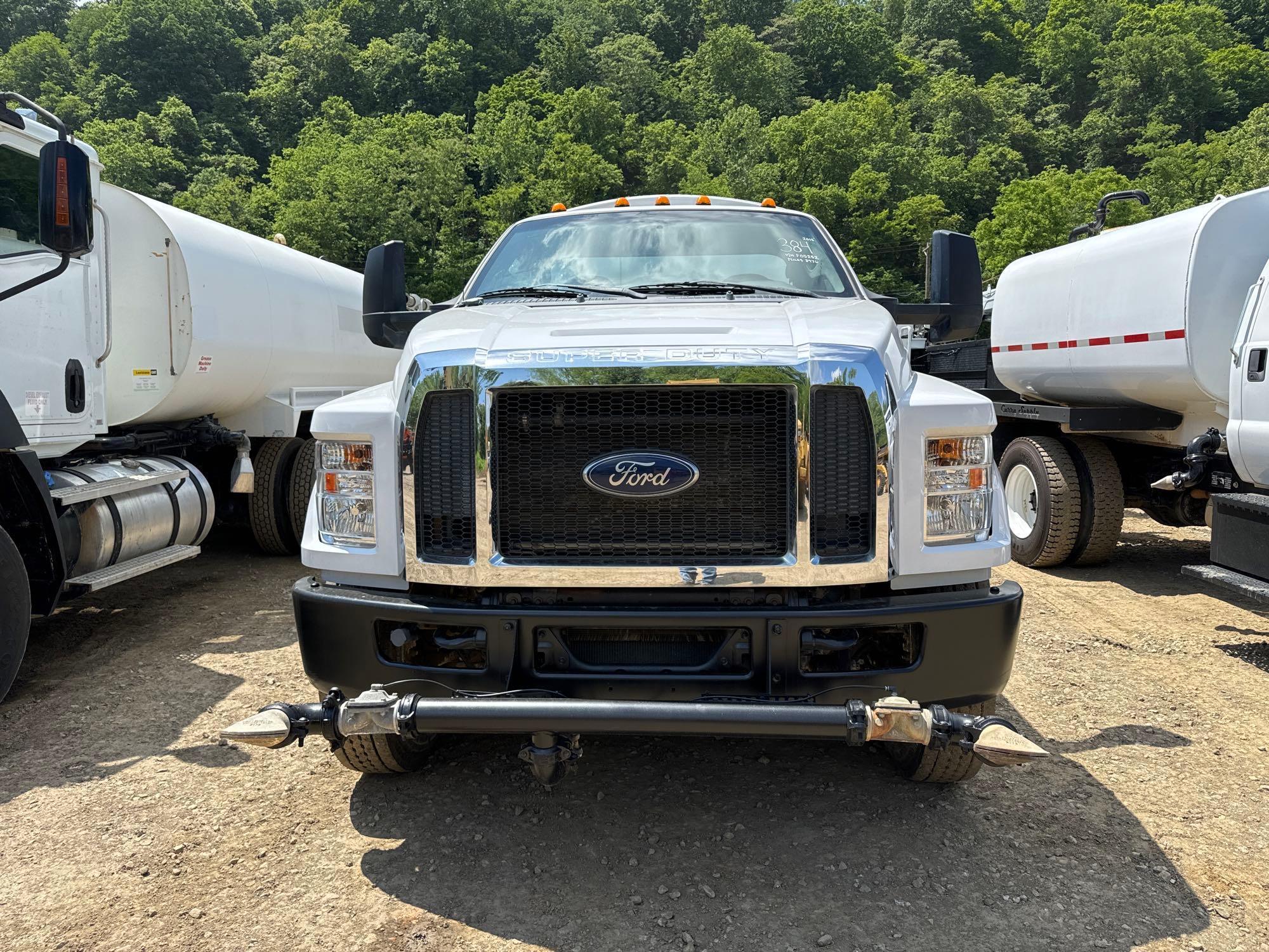 2018 FORD F750 WATER TRUCK VN:DF05252 powered by 6.7L diesel engine, equipped with automatic