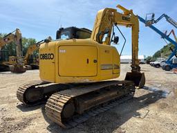 KOBELCO SK140SRLC-3 HYDRAULIC EXCAVATOR SN:YH07-10071 powered by diesel engine, equipped with cab,