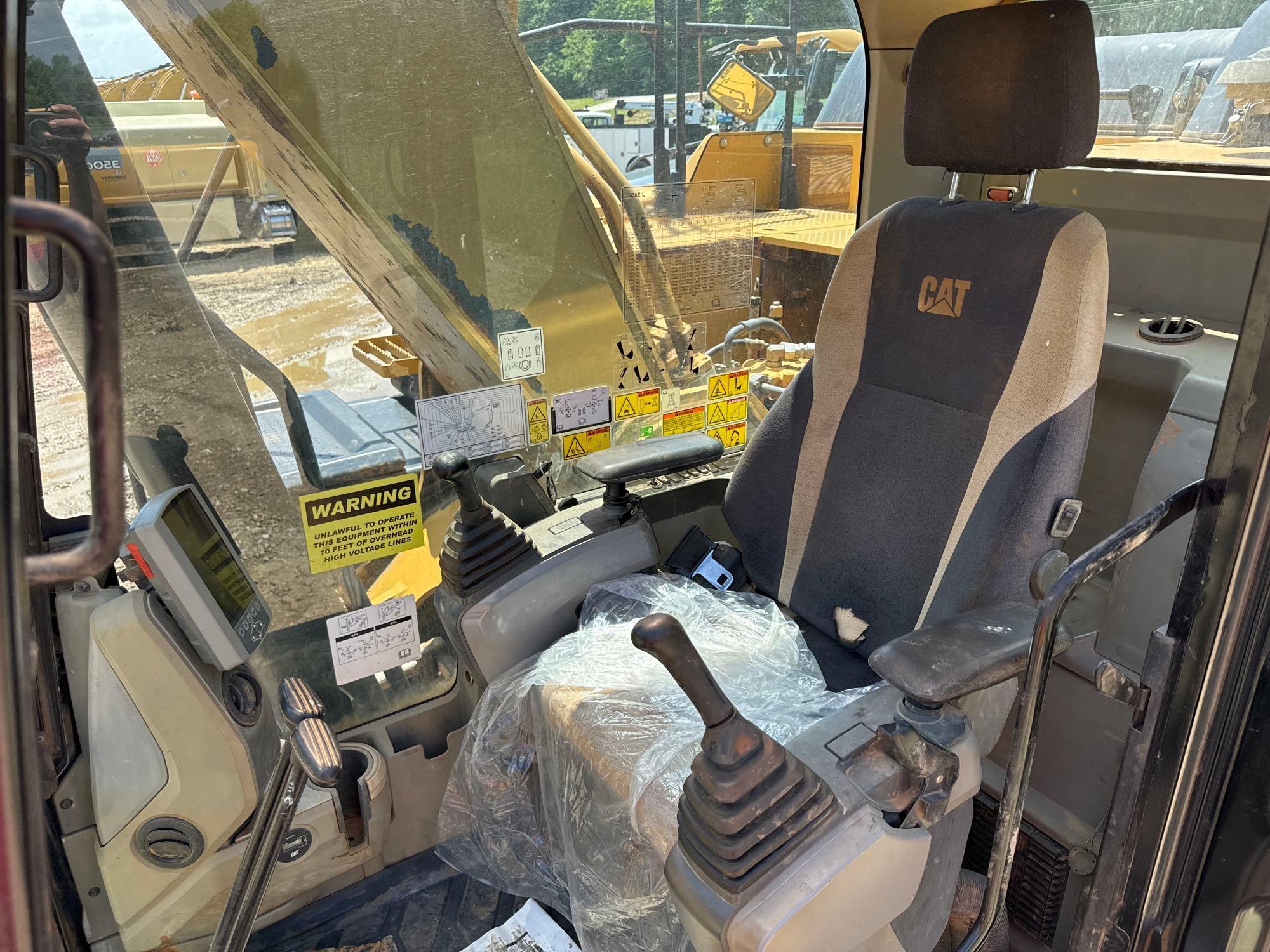 2012 CAT 336E LR LONG REACH EXCAVATOR SN:BZY01564 powered by Cat C9.3 diesel engine, equipped with