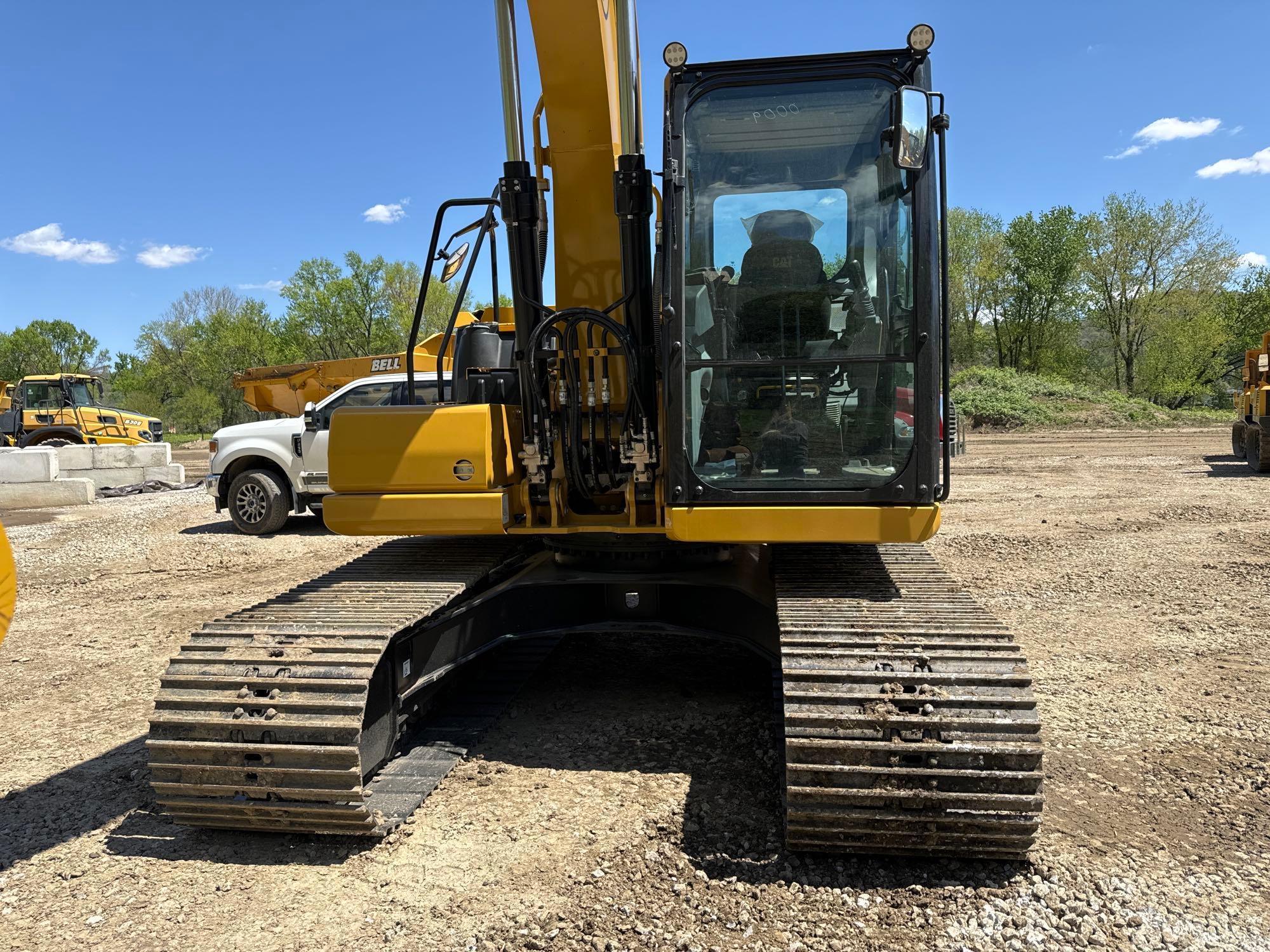 2022 CAT 313GC HYDRAULIC EXCAVATOR SN-B20009, powered by Cat diesel engine, equipped with Cab, air,