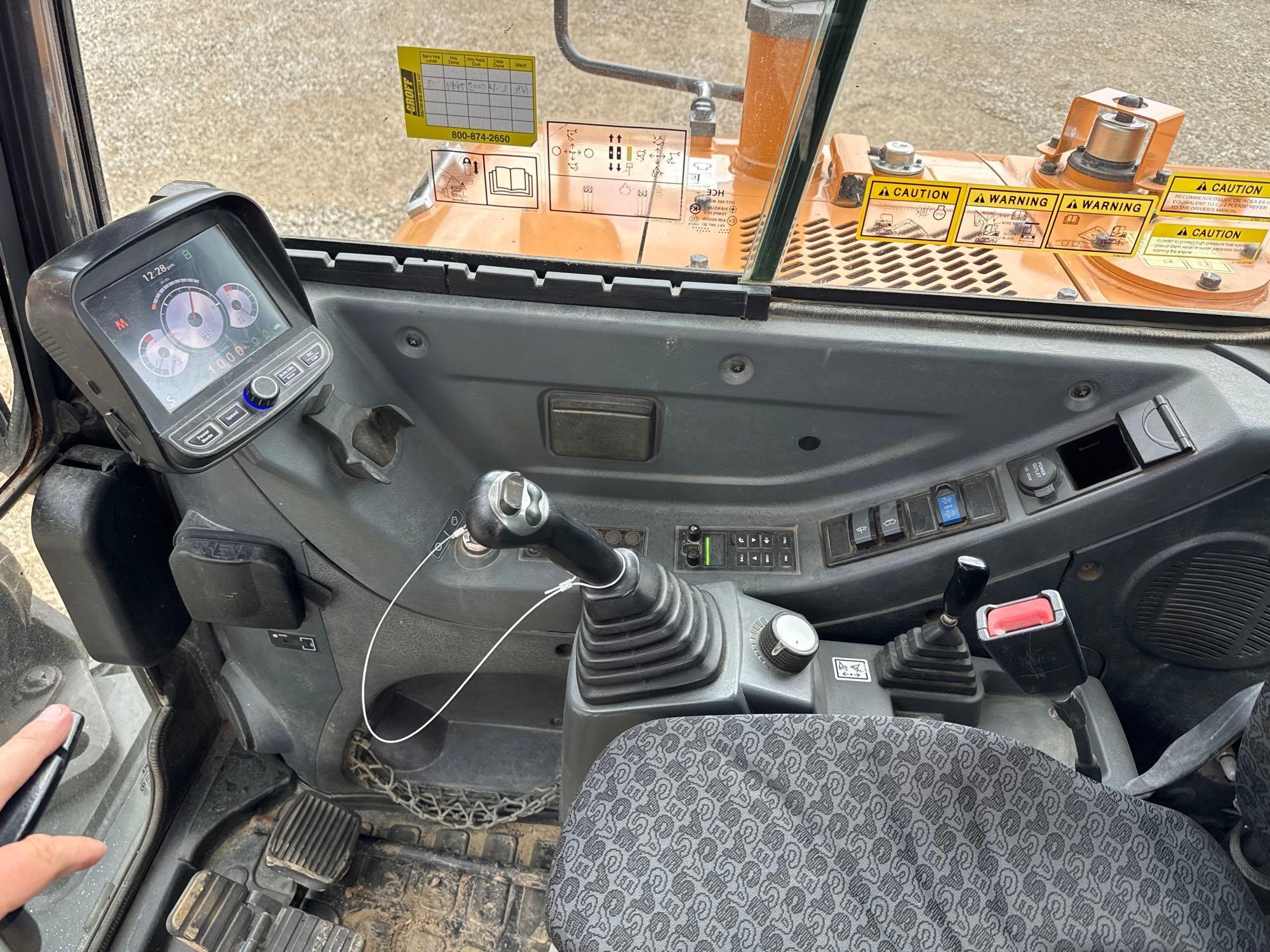 2019 CASE CX57C HYDRAULIC EXCAVATOR SN:HK0000670 powered by diesel engine, equipped with Cab, air,
