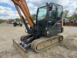 2019 CASE CX57C HYDRAULIC EXCAVATOR SN:HK0000670 powered by diesel engine, equipped with Cab, air,