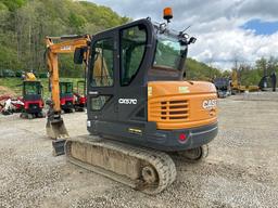 2019 CASE CX57C HYDRAULIC EXCAVATOR SN:HK0000670 powered by diesel engine, equipped with Cab, air,