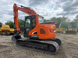 2019 DOOSAN DX140LCR-5 HYDRAULIC EXCAVATOR SN:20341 powered by diesel engine, equipped with Cab,