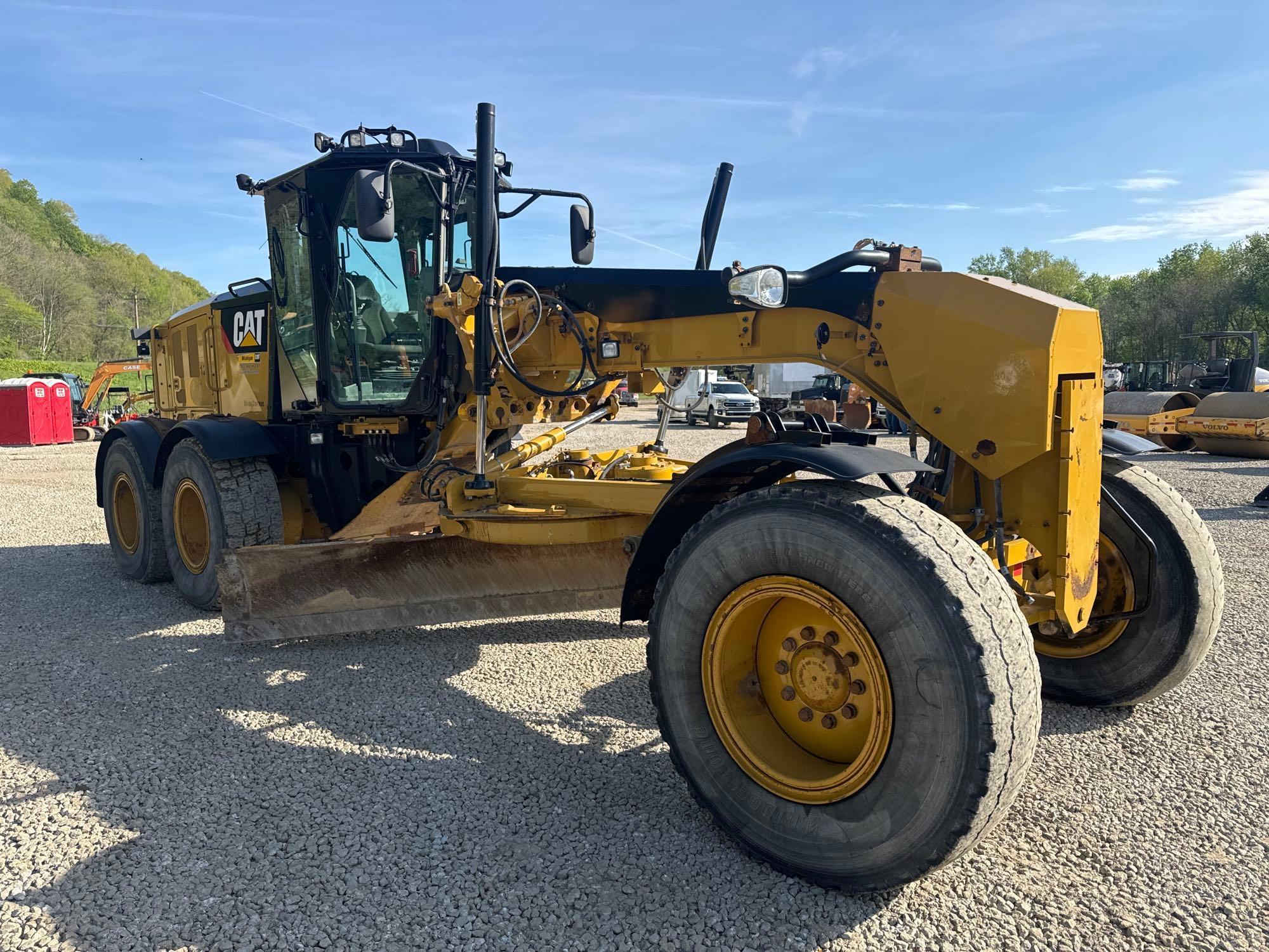 2018 CAT 140M3 MOTOR GRADER SN:N9D00831 powered by Cat diesel engine, equipped with EROPS, air,