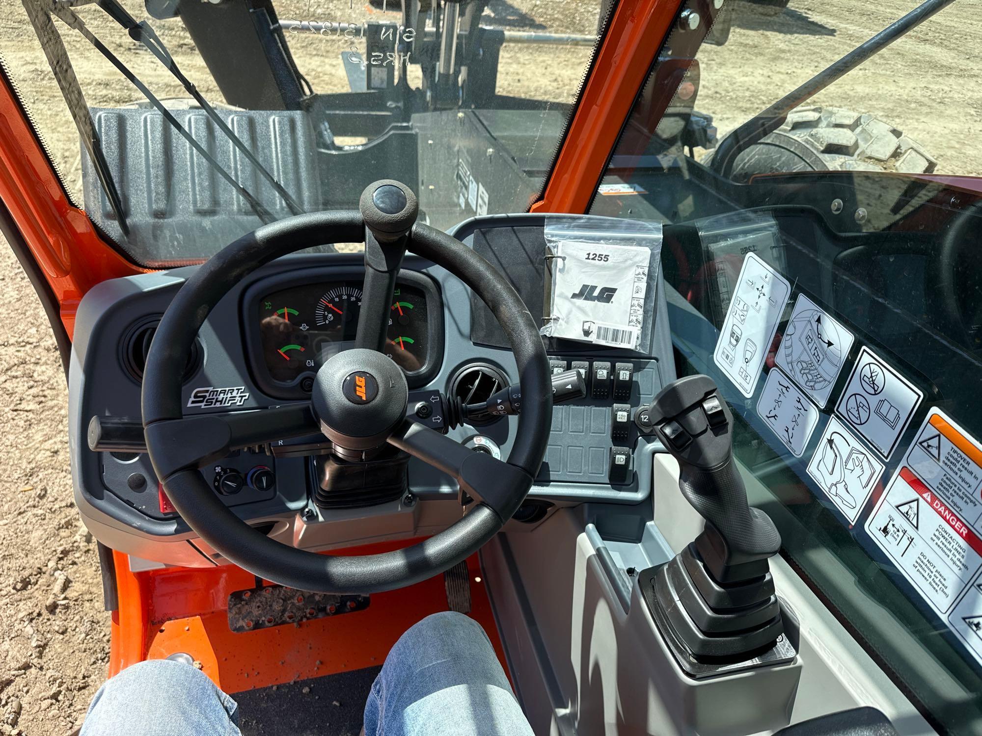 NEW UNUSED 2024 JLG 1255 TELESCOPIC FORKLIFT SN-131825...4x4, powered by Cummins diesel engine, 130h