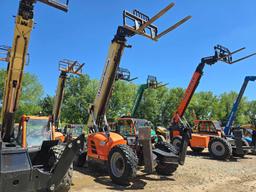 2014 JLG G12-55A TELESCOPIC FORKLIFT SN:160063738 4x4, powered by diesel engine, equipped with