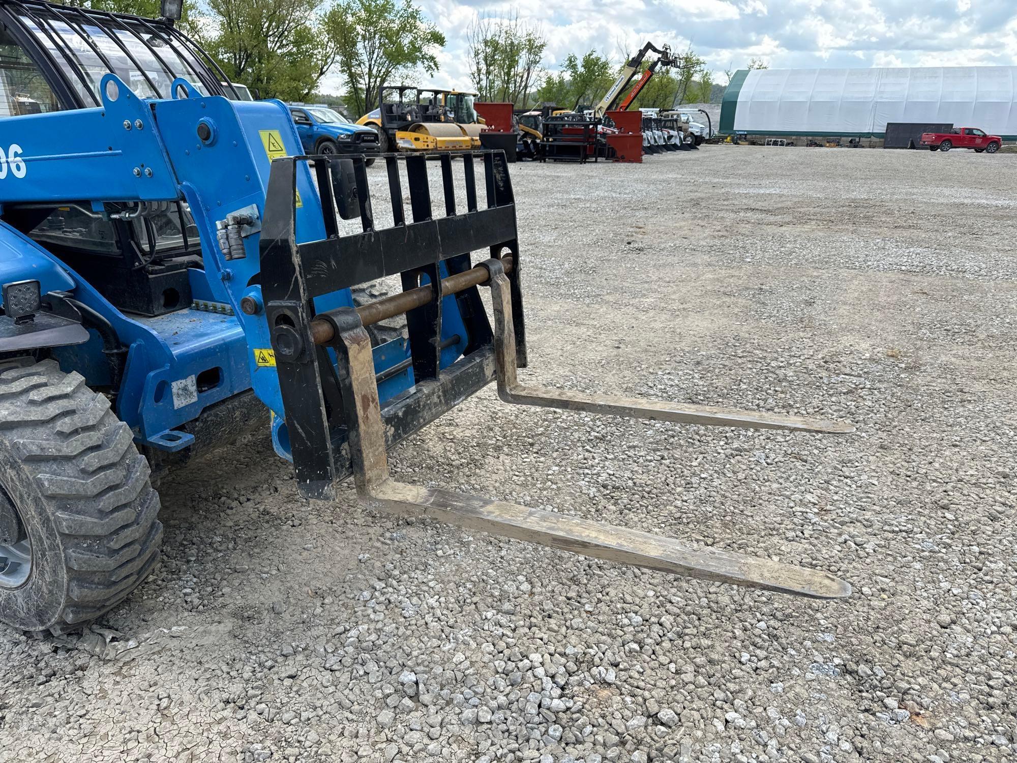 2019 GENIE GTH2506 TELESCOPIC FORKLIFT SN:M1141 4x4, powered by diesel engine, equipped with EROPS,