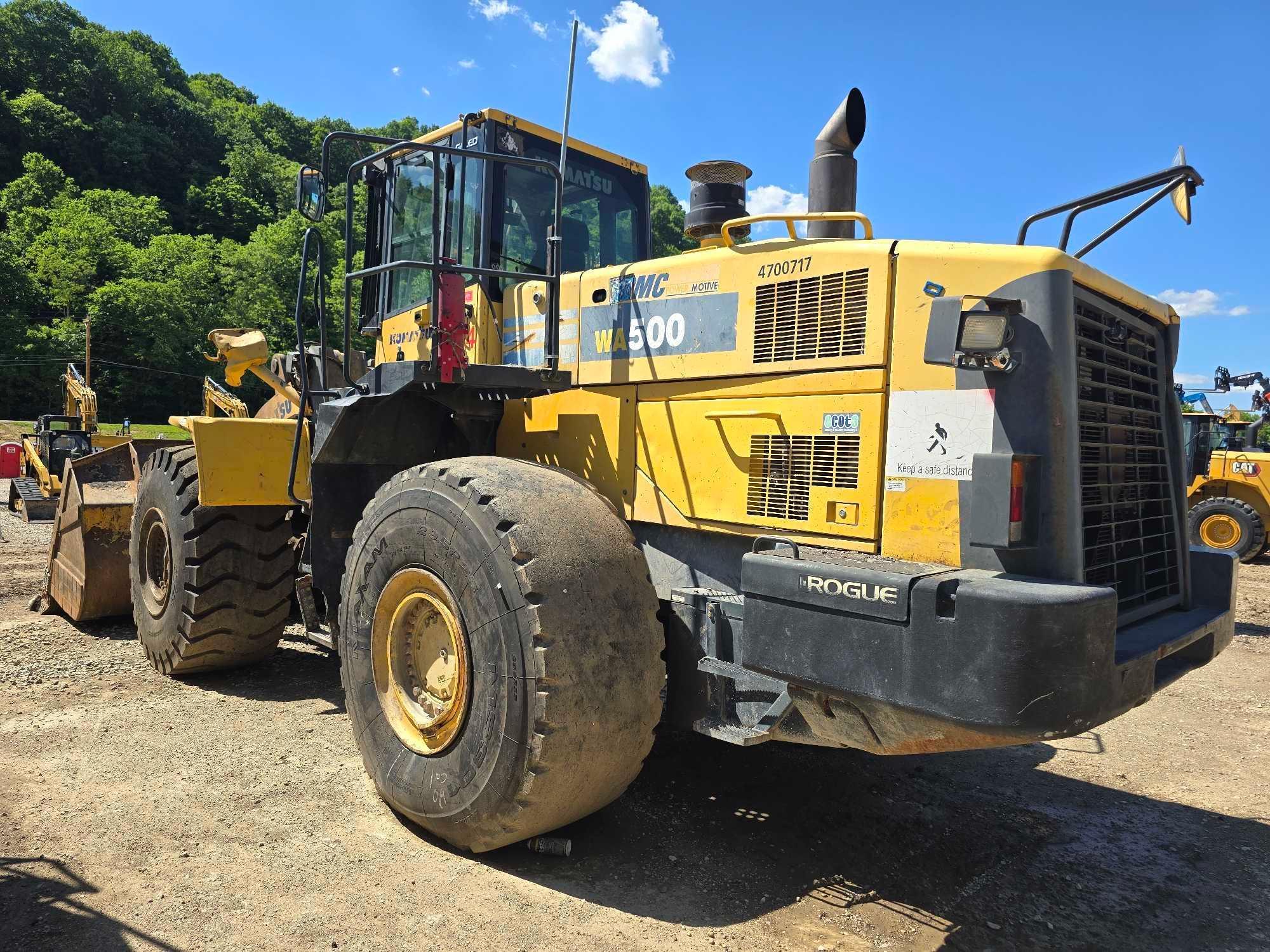 KOMATSU WA500 RUBBER TIRED LOADER SN: 92236 powered by Komatsu diesel engine, equipped with EROPS,