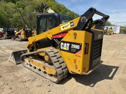 2014 CAT 299DXHP RUBBER TRACKED SKID STEER SN:JST00471 powered by Cat diesel engine, equipped with