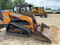 2018 CASE TR310 RUBBER TRACKED SKID STEER SN:NHM435967 powered by diesel engine, equipped with