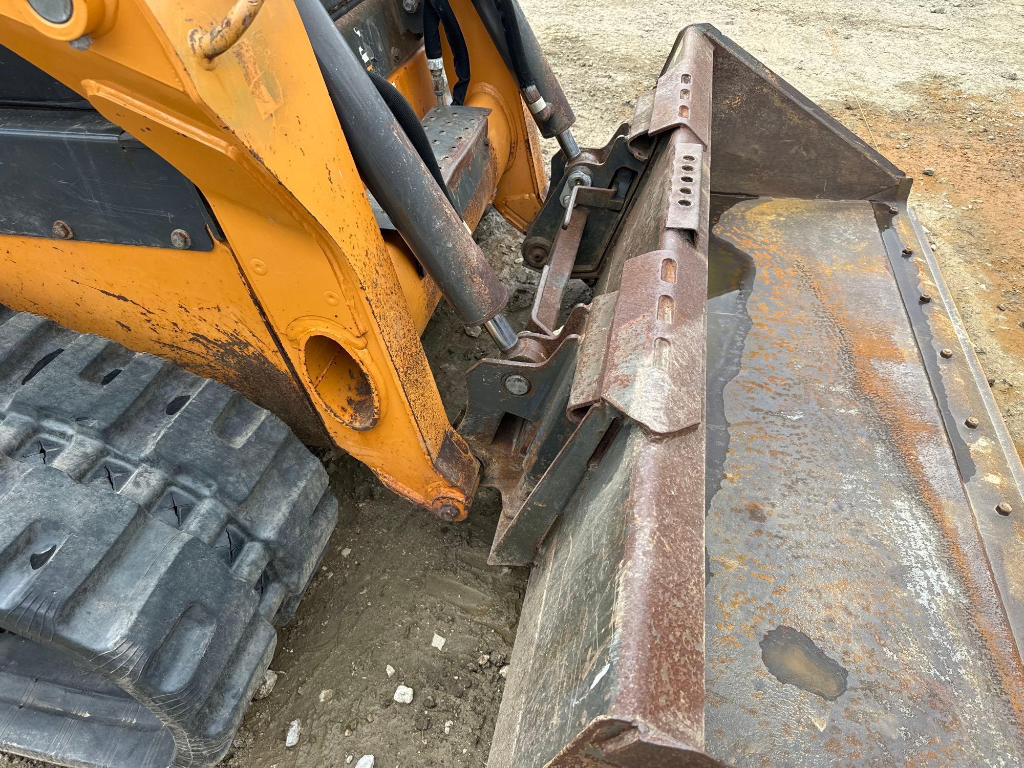 2018 CASE TR310 RUBBER TRACKED SKID STEER SN:NHM435967 powered by diesel engine, equipped with