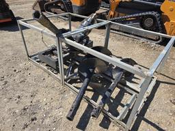 NEW GREATBEAR AUGER W/ 3-BITS SKID STEER ATTACHMENT