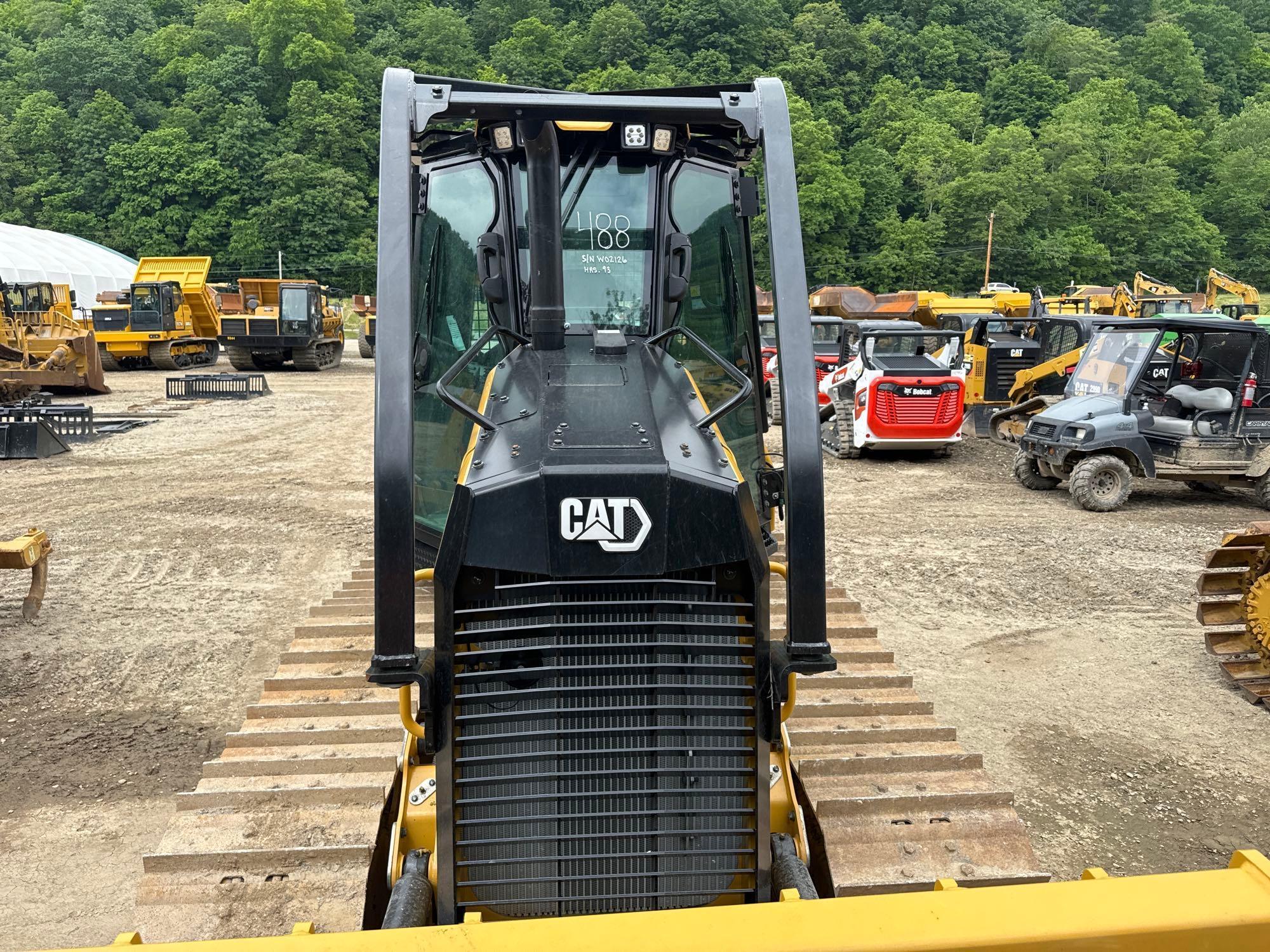 LIKE NEW CAT D3 CRAWLER TRACTOR SN-02126. powered by Cat diesel engine, equipped with EROPS, air,