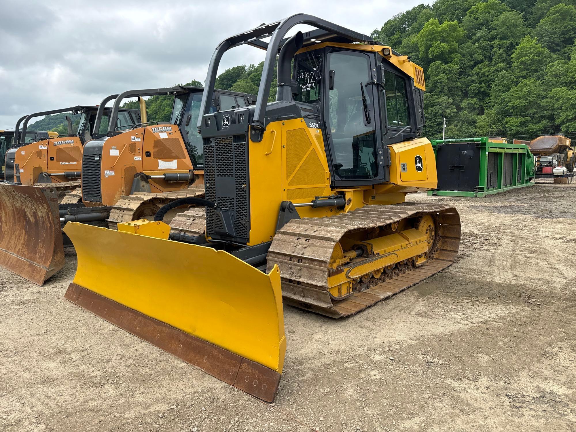 2022 JOHN DEERE 650KLGP CRAWLER TRACTOR SN-399773,...powered by John Deere diesel engine, equipped