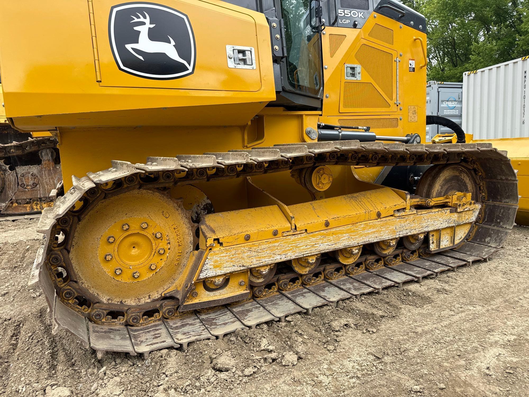 2022 JOHN DEERE 550KLGP CRAWLER TRACTOR SN-417213, powered by John Deere diesel engine, equipped