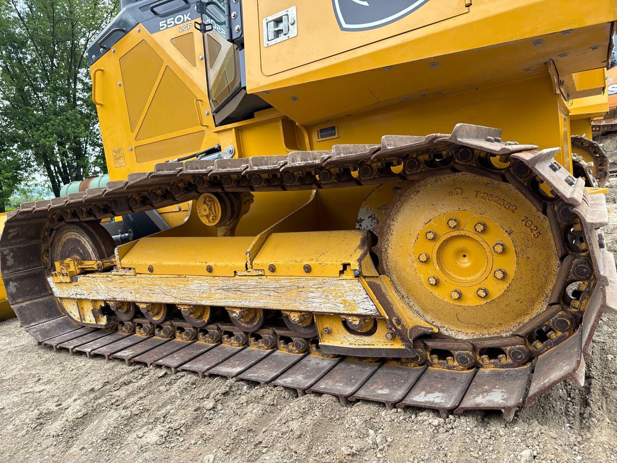 2022 JOHN DEERE 550KLGP CRAWLER TRACTOR SN-417213, powered by John Deere diesel engine, equipped