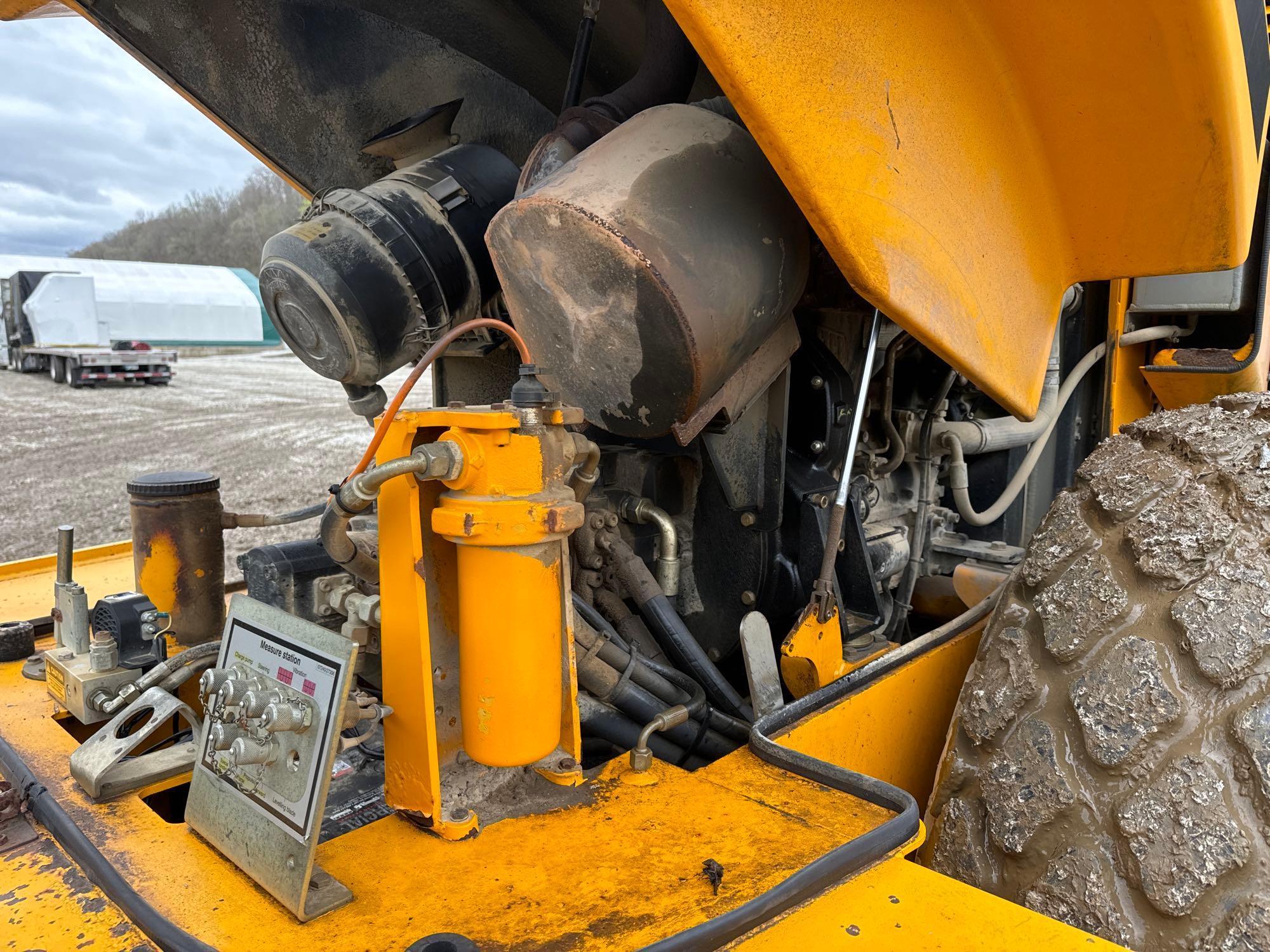 2008 JCB VIBROMAX VM115D VIBRATORY ROLLER SN-800618, powered by JCB diesel engine, equipped with