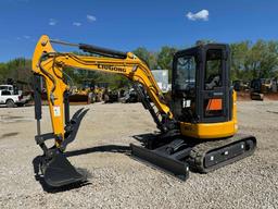 NEW UNUSED LIUGONG 9035E HYDRAULIC EXCAVATOR SN-130396, powered by Yanmar diesel engine, 25hp,