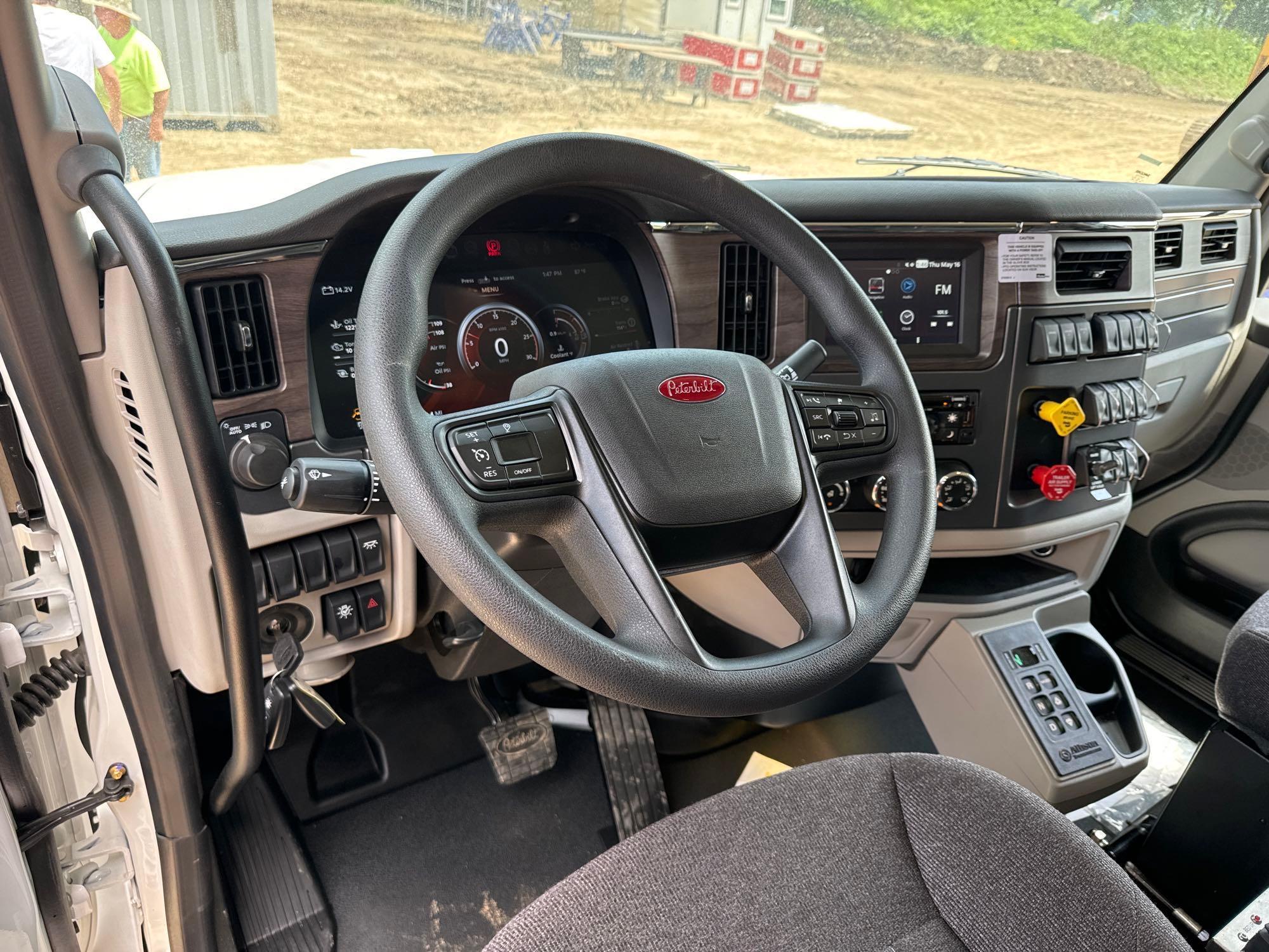 2024 PETERBILT 567 DUMP TRUCK VN:677832...powered by Cummins X15 diesel engine, 525hp, equipped with