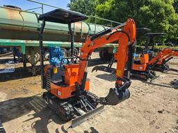 NEW AGT LH12R HYDRAULIC EXCAVATOR SN-1111157 powered by Briggs & Stratton gas engine, equipped with