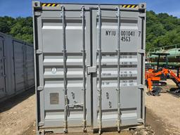 NEW 40FT. HIGH CUBE CONTAINER MULTI-USE CONTAINER Details: Four Side Open Door, one end door, lock