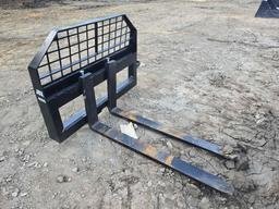 NEW JBX 4000 48IN. FORKS SKID STEER ATTACHMENT