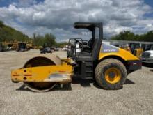 VOLVO SD100D VIBRATORY ROLLER SN:225894 powered by Cummins diesel engine, equipped with OROPS,