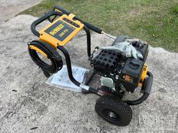 NEW DEWALT 61147 3300PSI PRESSURE WASHER powered by Dewalt 208cc gas engine, equipped with 2.4 GPM,