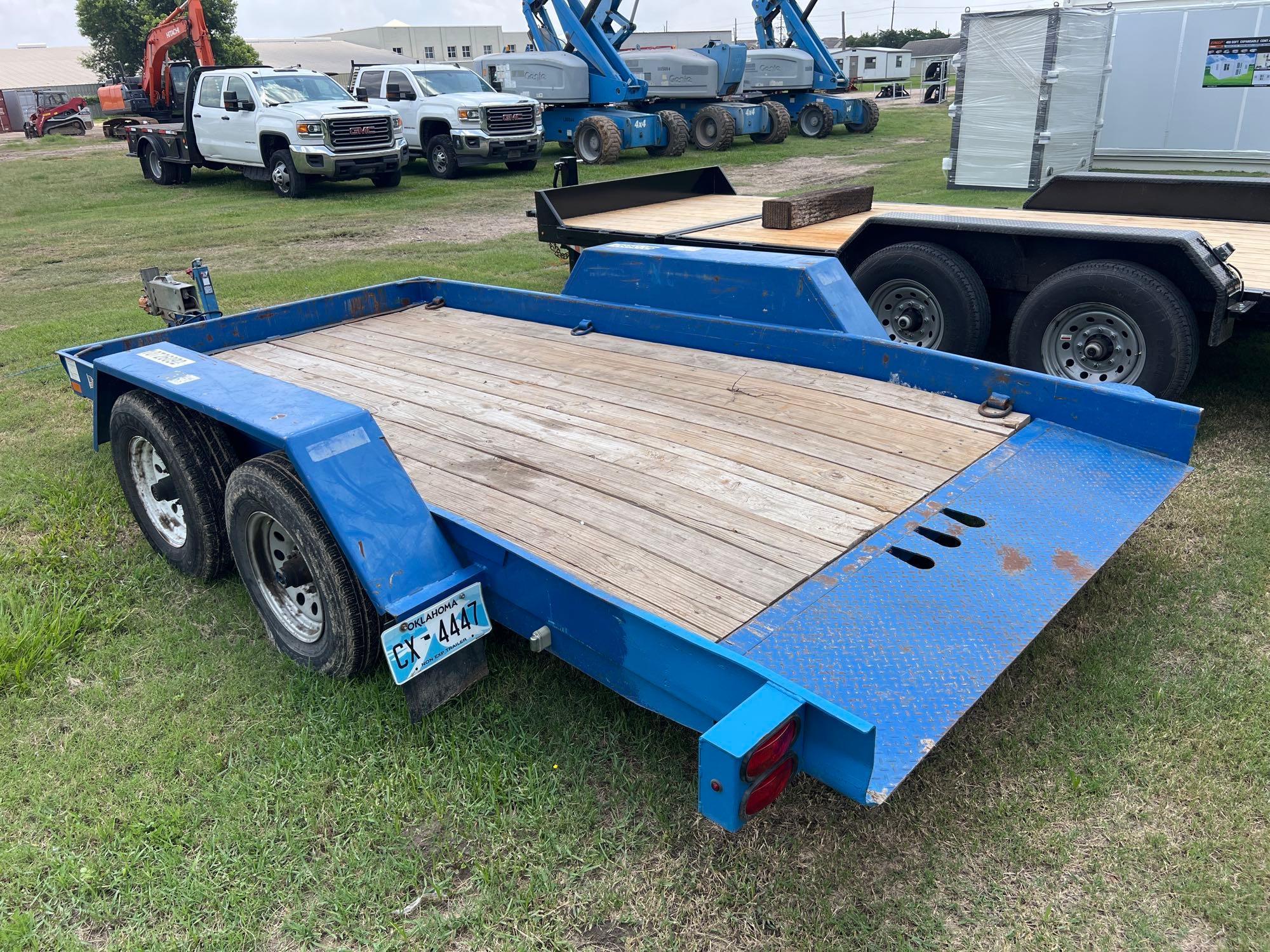 2018 FELLING FT-10 T-W TAGALONG TRAILER VN:5FTBE1924J1005174 equipped with 12ft. Tilt deck, tandem