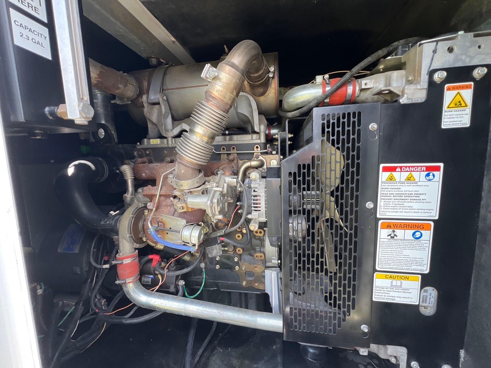 2018 CAT NPS- 60 GENERATOR SN:013- 05-07030 powered by 4 cylinder diesel engine, equipped eith 60KW,