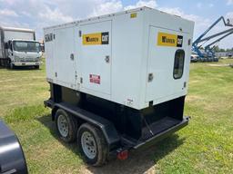 2018 CAT NPS- 60 GENERATOR SN:013- 05-07030 powered by 4 cylinder diesel engine, equipped eith 60KW,