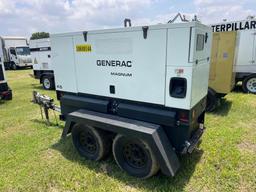 2017 MAGNUM PRO MMG45IF4 GENERATOR SN:3001754500 powered by diesel engine, equipped with 45KVA,