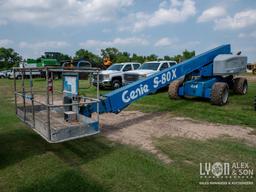 2014 GENIE S-80 BOOM LIFT SN:S80X14-10906 4x4, powered by diesel engine, equipped with 80ft.